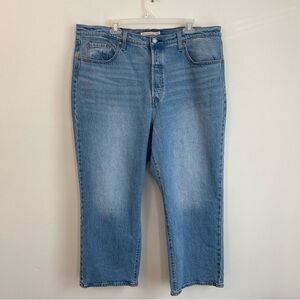 Levi's Jeans Womens 18W Ribcage Straight Ankle High Rise NWT High Quality